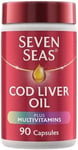 Seven Seas Cod Liver Oil plus Multivitamins Omega-3 Fish Oil 90 Capsules