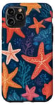 Coque pour iPhone 11 Pro Esthétique corail étoilé cool