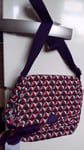 Kipling Xylian Shoulder bag Cross body strap Triangle Print New