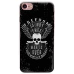 Azzumo Freedom Is Not Free, War is Over Skull Soft Flexible Ultra Thin Case Cover For the Apple iPhone SE 2020