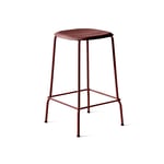HAY Soft Edge 30 Low barpall fall red, fall red stålstativ