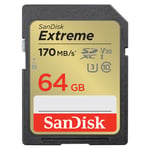 SanDisk Extreme 16GB/32GB/64GB128GB SDHC UHS-I Class 10 up to 90MB/S Memory Card