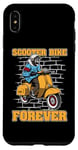 Coque pour iPhone XS Max Scooter Squelette Mobylette Moto Patinette - Trotinette