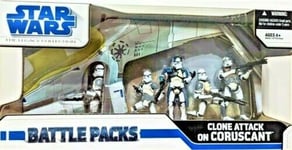 Star Wars Legacy Collection Battle Pack Clone Attack on Coruscant Action Figures