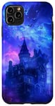 Coque pour iPhone 11 Pro Max Foreboding Haunted House Sky Tourbillons Gothiques Chauves-souris