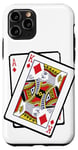Coque pour iPhone 11 Pro Ace & King of Diamonds 21e anniversaire Twenty One Years Old