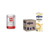 illy Classico Ground Coffee Medium Roast and Alpro Barista Oat Long Life Plant-Based Drink