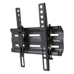 Hama TV wall mount tiltable (19 - 48) inch TV mount for TVs up to 25 kg, max. VESA 200x200, tiltable TV wall mount including Fischer dowel & assembly instructions) black