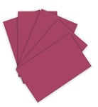 folia 6327 Lot de 50 feuilles de papier à dessin Bordeaux Format A3 130 g/m²