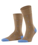 FALKE Men's Dot M SO Cotton Patterned 1 Pair Socks, Brown (Wholegrain 5017), 5.5-8