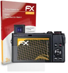 3x Screen Protection Film for Canon PowerShot G5 X Mark II matt&shockproof