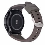 Bracelet Flexible Silicone 22mm for Samsung Gear S3 Smart Watch IN Braun