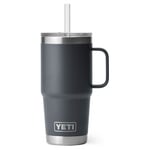 Yeti Rambler 25 Oz Straw Mug - Charcoal