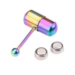 Vibrating Tongue/Belly Button Rings Stainless Steel Stud Body Piercing Jewellery