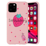 Yoedge Cases for OnePlus 8T 5G 6.55 inch Phone Case, Pink Silicone with Personalised Print Cute Pattern Protective Skin Ultra Slim Shockproof TPU Gel Cover for One Plus 8T 5G Smartphone, 19