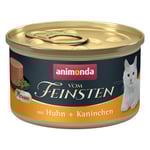 Ekonomipack: animonda Vom Feinsten Adult 24 x 85 g - Kyckling & kanin