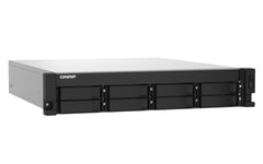 QNAP TS-832PXU - Serveur NAS - 8 Baies - rack-montable - SATA 6Gb/s - RAID RAID 0, 1, 5, 6, 10, 50, JBOD, 60 - RAM 4 Go - Gigabit Ethernet / 2.5 Gigabit Ethernet / 10 Gigabit Ethernet - iSCSI...