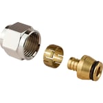 Uponor FPL-X kopplingsset 12 x 1,7 mm x G15, förkromad