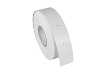 Kartongetikett med hål vit 40x50 mm
