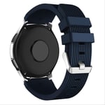 SQWK Watch Band For Samsung Galaxy Watch Active Strap Gear S3 Silicone Bracelet Strap For Huawei Watch Gt 22mm midnight blue