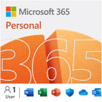 Microsoft M365 Personal 12 Months Subscription - ESD - 2023 NZ Digital License For 1 Person - Works on Windows / Mac / iOS / Android Devices - Activation Code Will Be Sent by Email