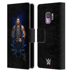 Head Case Designs Officially Licensed WWE LED Image 2 2017 Roman Reigns Leather Book Wallet Case Cover Compatible With Samsung Galaxy S9