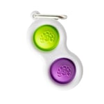 Xiaoqiao Sensory Toys Fidget Simple Dimple Toy Stress Relief Hand Toys for Kids Adults ADHD ADD Anxiety Autism (Green Purple, 8cmx4cmx1cm)