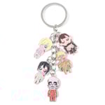 Attack on Titan Anime Key Chain Key Ring Bag Pendant Keyring Christmas Gift