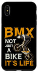 Coque pour iPhone XS Max Le BMX n'est pas qu'un vélo, c'est la vie Bicycle Cycling Extreme BMX