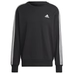 adidas Essentials French Terry 3-stripes Sweatshirt, storlek X-Small