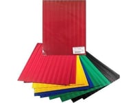 3D Color Corrugated Cardboard 25X35cm 10 Sheets