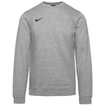 Nike Men's M CRW FLC TM CLUB19 Sweatshirt, dk Grey Heather/Black, 2X-Large
