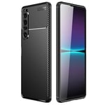 Sony Xperia 1 IV Carbon Fibre Case Black