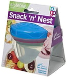 New Sistema 21483 To Go Snack N Nest Food Storage Containers Pack Of 3 This S U