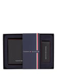 Tommy Hilfiger Leather Wallet & Money Clip Gift Set, Black
