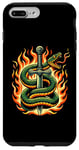 iPhone 7 Plus/8 Plus Sword and Snake Serpent Knife Tattoo Mono Grunge Case