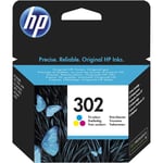 HP 302 color ink cartridge, blistered