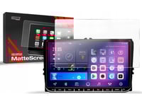 Grizzglass Cardisplay Protection Matt Film För Android 2Din 9" Bilradio Volkswagen Skoda Seat