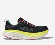 HOKA Bondi 8 Chaussures pour Femme en Black/Citrus Glow Taille 36 | Route