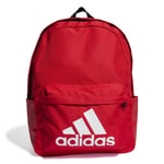 adidas Unisex's Classic Badge of Sport Backpack, Better Scarlet/White, One Size