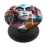 Modern Art Pop Socket for Phone PopSockets Cool Graffiti PopSockets Swappable PopGrip