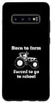 Coque pour Galaxy S10+ Paysan Agriculteur Tracteur Agriculture Enfants Cadeaux