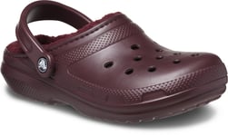 Crocs Womens Clog Sandals Classic Lined Slip On red UK Size 4