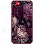 Apple iPhone 16e Genomskinligt Skal Blommor