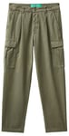 United Colors of Benetton Men's 4xtpuf01h Pants, Military Green 1z9, 16 UK