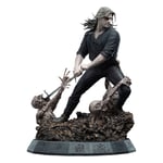 Figurine The Witcher 1/4 Geralt Le Loup Blanc 51 Cm