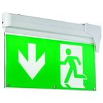 4 in 1 Fire Exit Emergency Ceiling / Wall Pendant Light 1W LED Suspended Escape