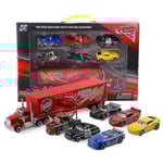 7-pack Disney Pixar Bilar 3 Blixten McQueen Jackson Storm Mack Farbror Lastbil 1:55 Diecast Metallbilmodell Leksak Pojkjulklapp
