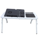 Laptop Notebook PC Folding Car Bed Sofa Desk Stand Table Tray Cool Fan OCH