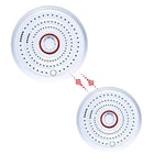 fxo Interlinked Heat Alarm for Kitchen - Wireless Heat Detector Alarm with 10 Year Tamper Proof Battery & Quick Alerts - Can be Interlinked with fxo Carbon Monoxide & Smoke Alarm (sold separately)